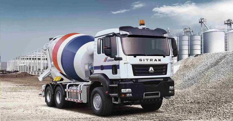 Truck de mélangeur 6x4 Sitrak C7H