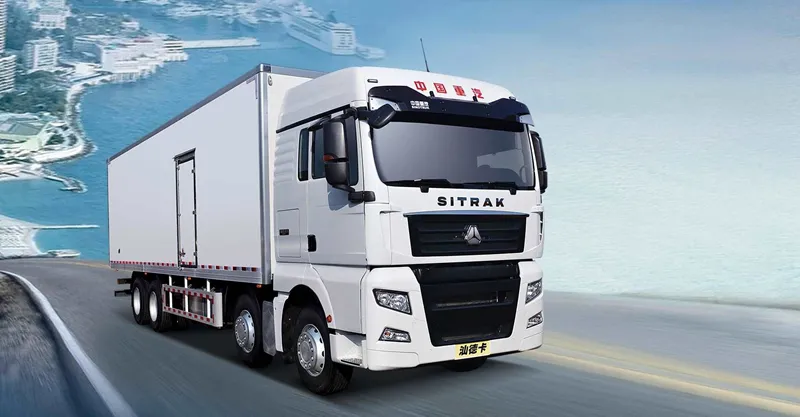 Truck de cargaison 8x4 Sitrak C7H