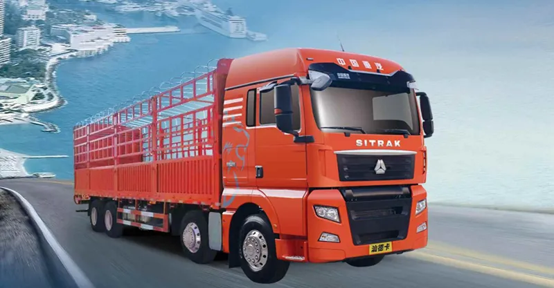 Truck de cargaison 8x4 Sitrak C7H
