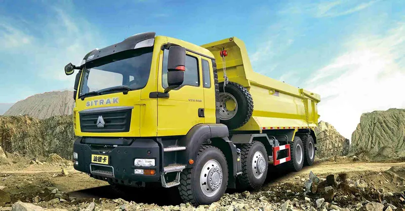 TIPPER TRUCK 8X4 SITRAK C7H