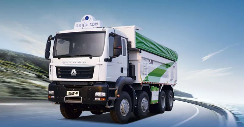 TIPPER TRUCK 8X4 SITRAK C7H