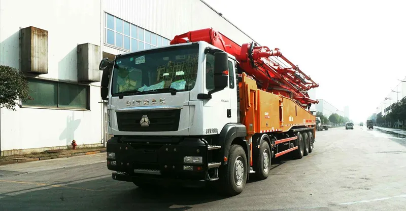 Camion de pompe en béton 6x4 Sitrak