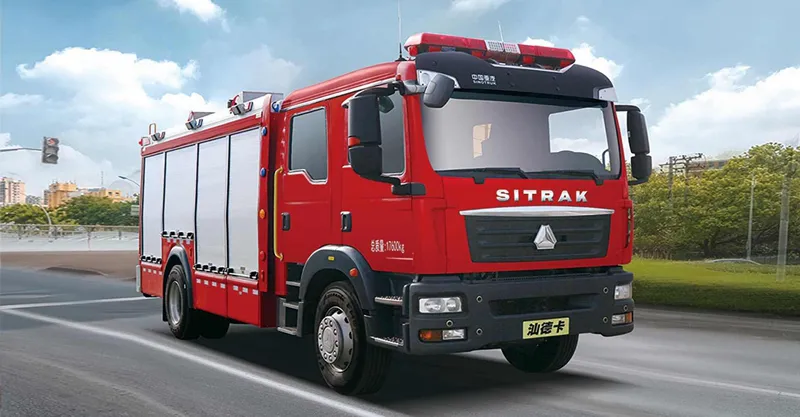 Fire Fighting Truck 6x4 Howo ou Sitrak