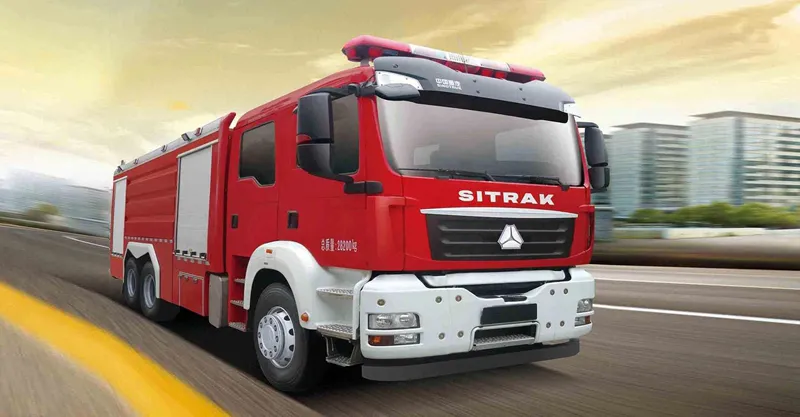 Fire Fighting Truck 6x4 Howo ou Sitrak