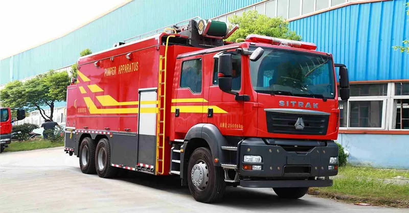 Fire Fighting Truck 6x4 Howo ou Sitrak