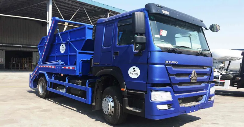 Type de bras d'assainissement Camion à ordures 4x2 Howo
