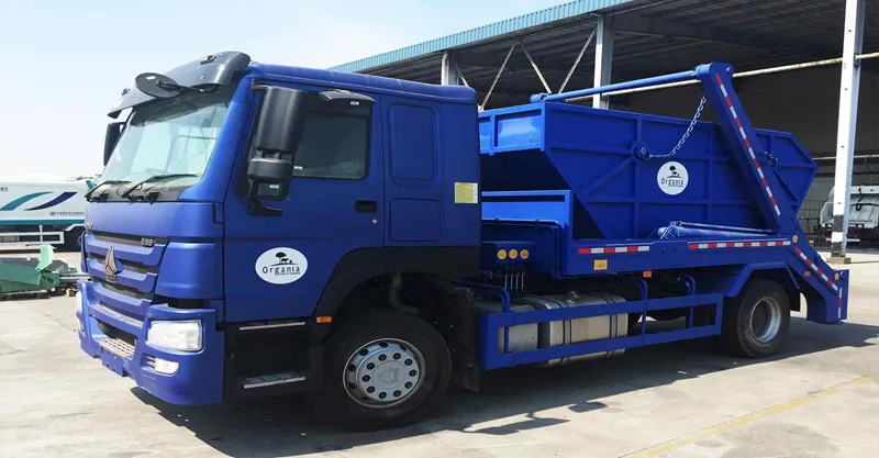 Type de bras d'assainissement Camion à ordures 4x2 Howo