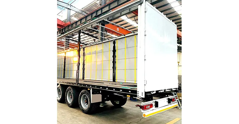 Curtainsider semi-remorque à vendre