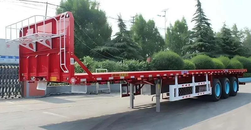 3 essieu 53ft semi-remorque à plate-forme à plat