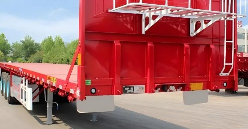 3 essieu 53ft semi-remorque à plate-forme à plat