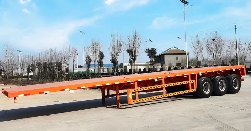 Trailer tracteur à plate-forme à 3 essieux
