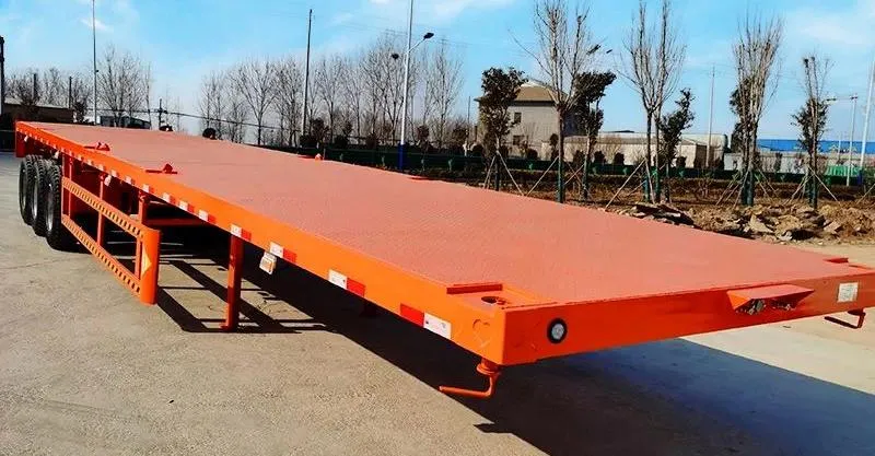 Trailer tracteur à plate-forme à 3 essieux
