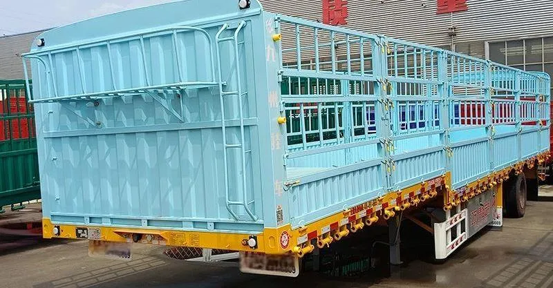 Remorque de cargaison de clôture de 60 tonnes