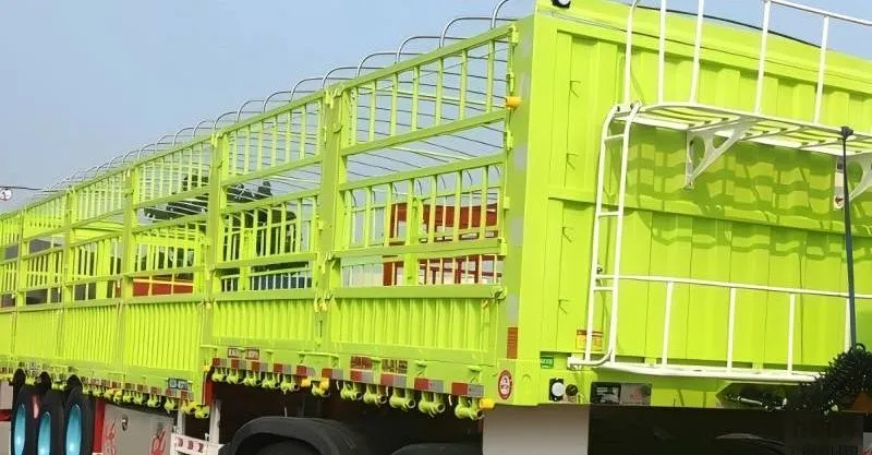 Remorque de cargaison de clôture de 60 tonnes