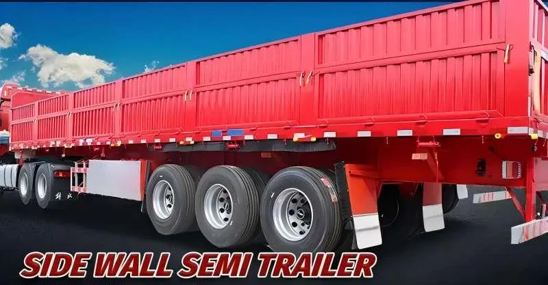remorque de dropside de haute qualité