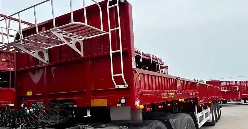 Trailer à paroi latérale à 3 essieux 40ft
