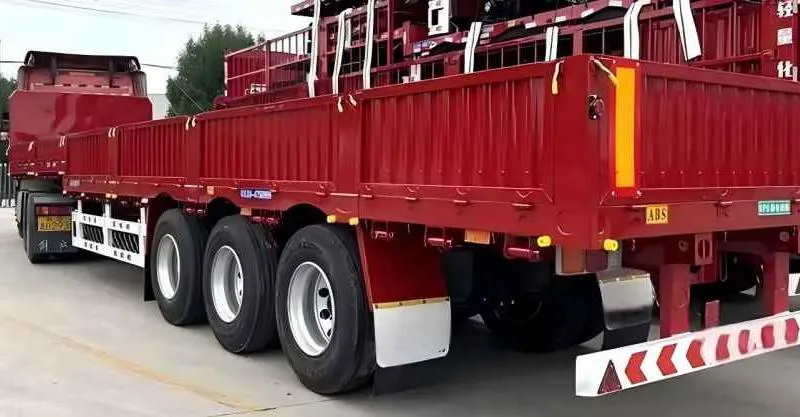 Trailer à paroi latérale à 3 essieux 40ft