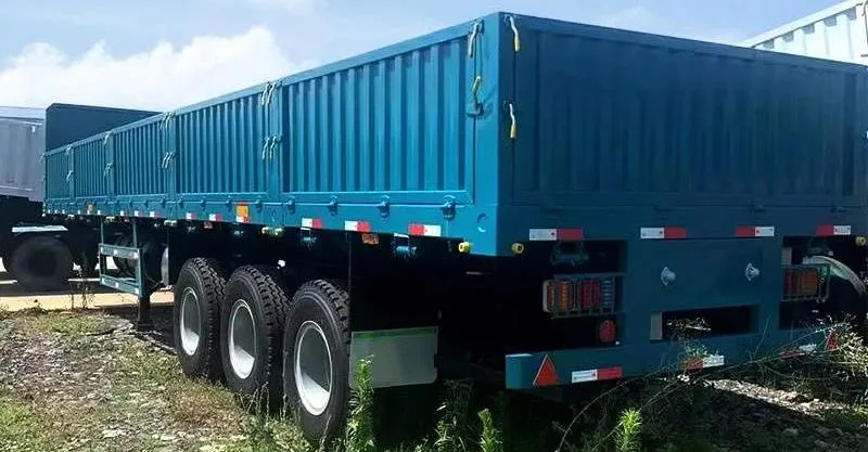 Trailer à paroi latérale à 3 essieux 40ft
