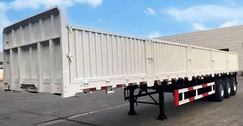 3 essieu 60T Dropsides Trailer