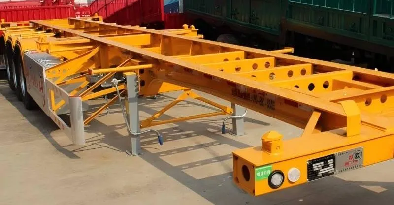 3 Axle 40ft Skeleton Trailer à vendre