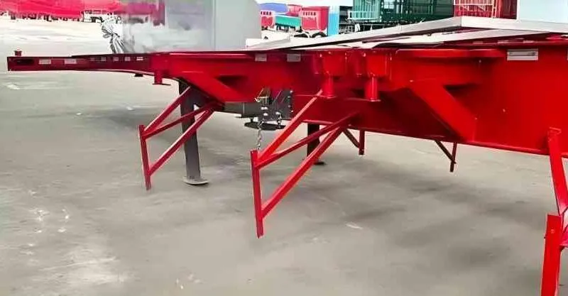 Tri-Tri Skeleton Semi Trailer