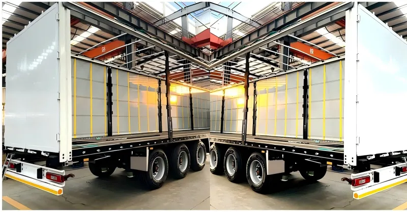 Curtainsider semi-remorque à vendre