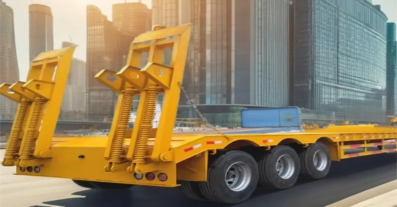 Randonnées lowboy au 60t en colonne