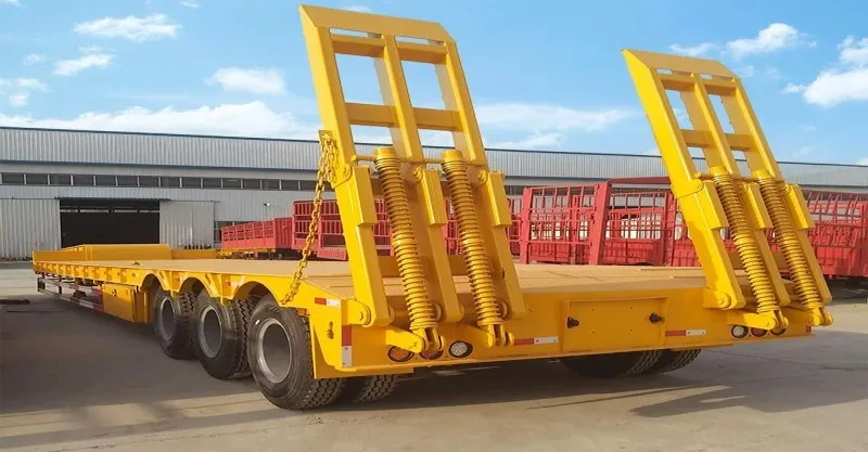 Randonnées lowboy au 60t en colonne