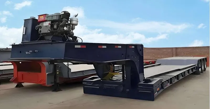80 tonnes Remorque amovible GOOSKECK