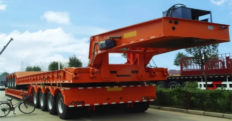80 tonnes Remorque amovible GOOSKECK